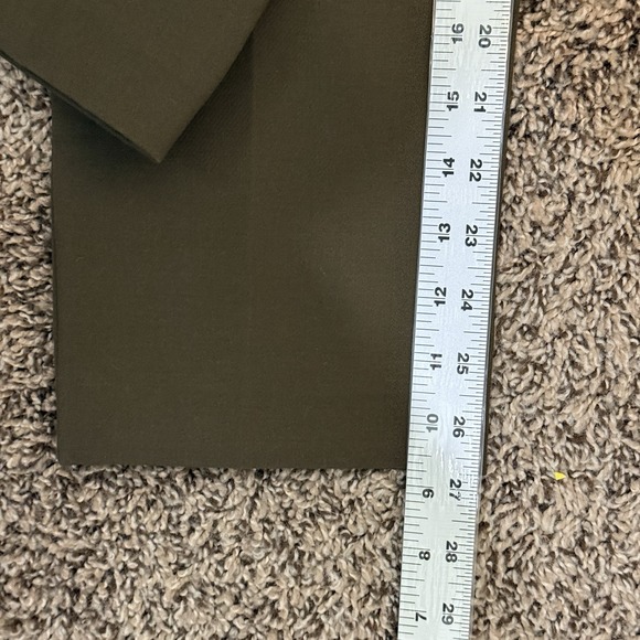 Women's Ann Taylor Devin Fit Ankle Length Dress Pants, Olive‎ Green, Size 8 - Picture 8 of 8